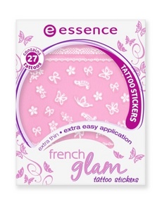 French glam tattoo stickers